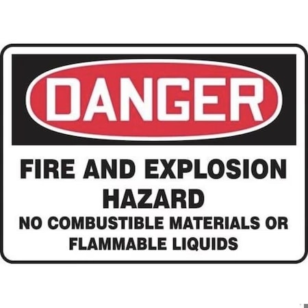 Accuform Exit Sign, Adhesive Poly, 10 in W, 7 in H MADM416VS